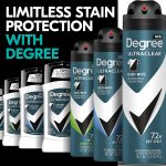 Degree Men UltraClear Antiperspirant Deodorant Black + White 4 count 72-Hour Sweat & Odor Protection Antiperspirant For Men With MotionSense Technology 2.70 Ounce (Pack of 4) - Image 6